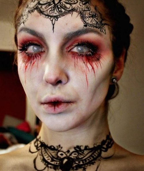 VAMPIR-Make-up: 20 gruselige Designs!