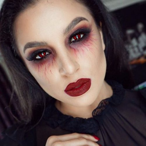 VAMPIR-Make-up: 20 gruselige Designs!
