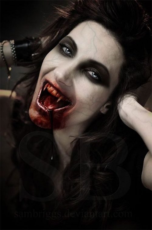 VAMPIRE makeup: 20 creepy designs!