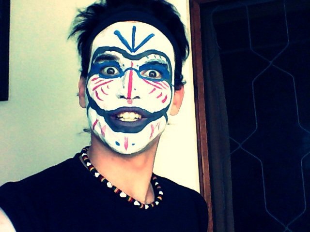 maquillage carnaval homme
