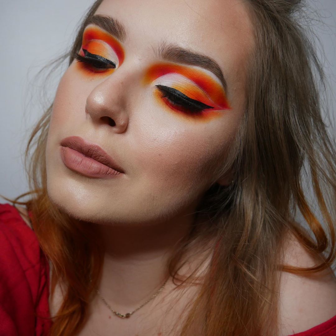 Maquillaje naranja: 40 ideas para inspirarte - 1660584602 611 tutorial para la produccion de rocas 40 FOTOS