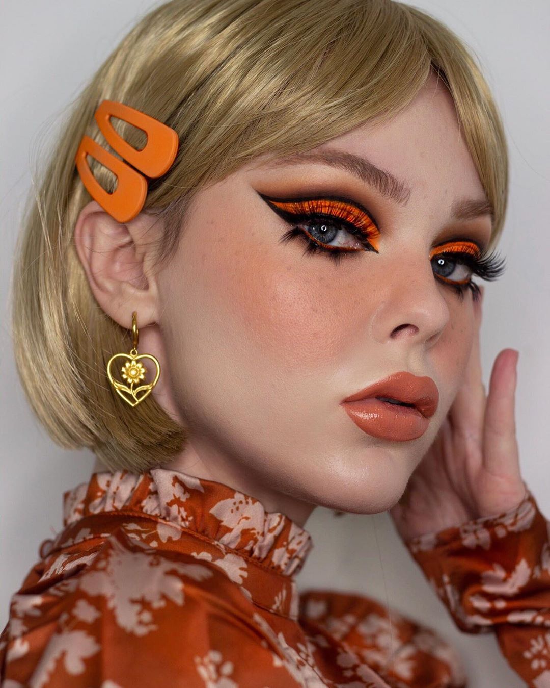 Maquillaje naranja: 40 ideas para inspirarte - 1660584603 967 tutorial para la produccion de rocas 40 FOTOS