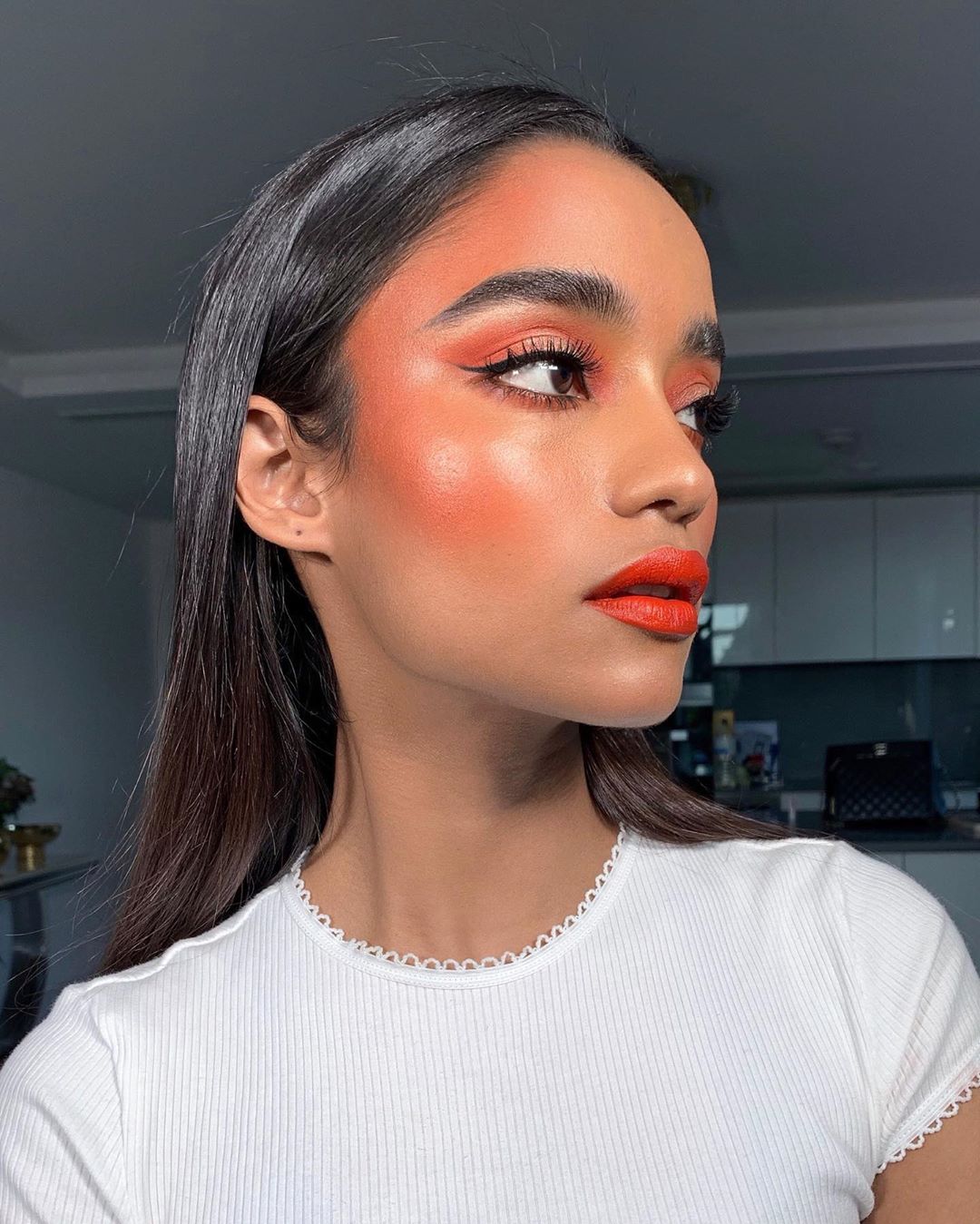 Maquillaje naranja: 40 ideas para inspirarte - 1660584604 279 tutorial para la produccion de rocas 40 FOTOS