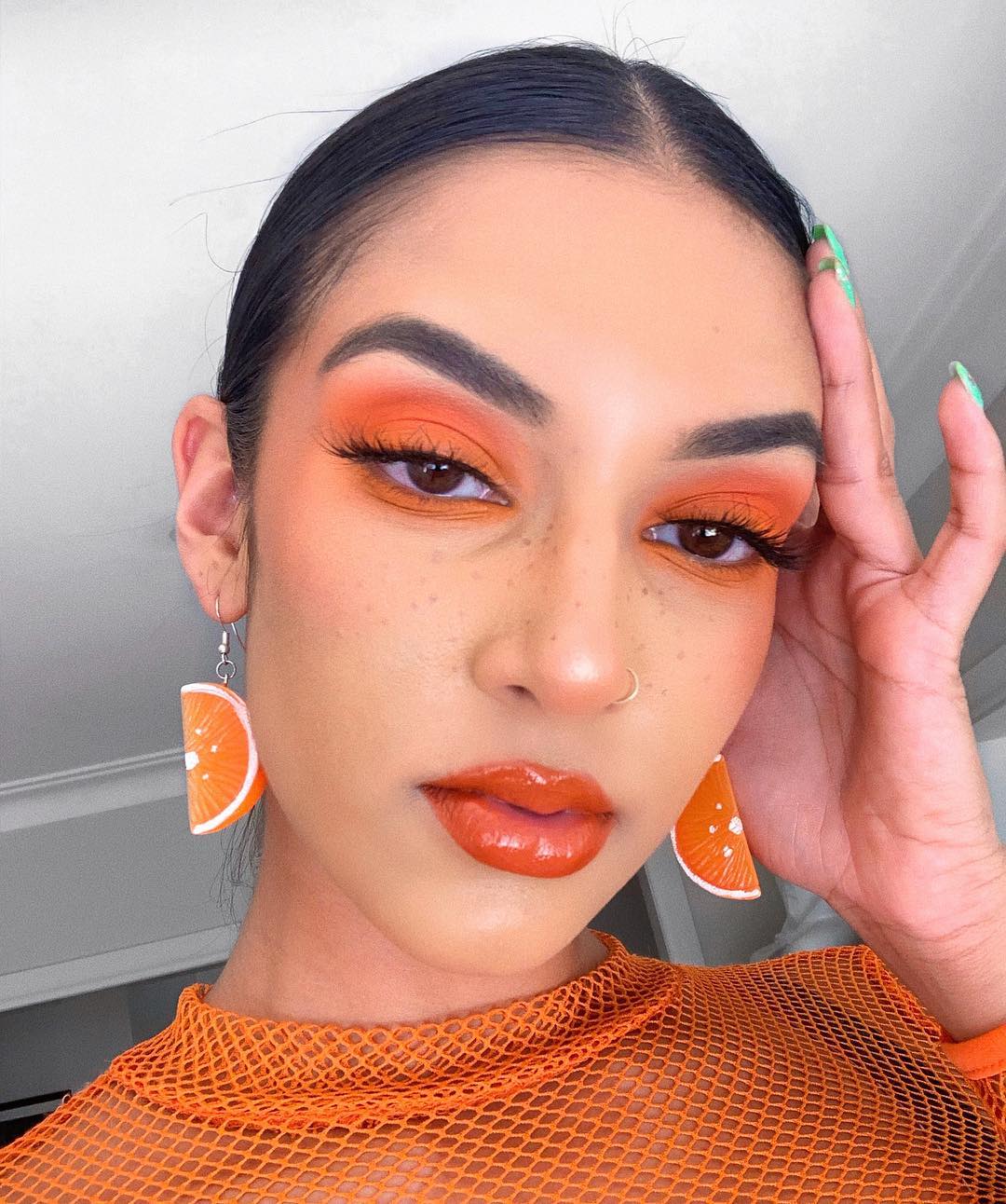 Maquillaje naranja: 40 ideas para inspirarte - 1660584607 667 tutorial para la produccion de rocas 40 FOTOS