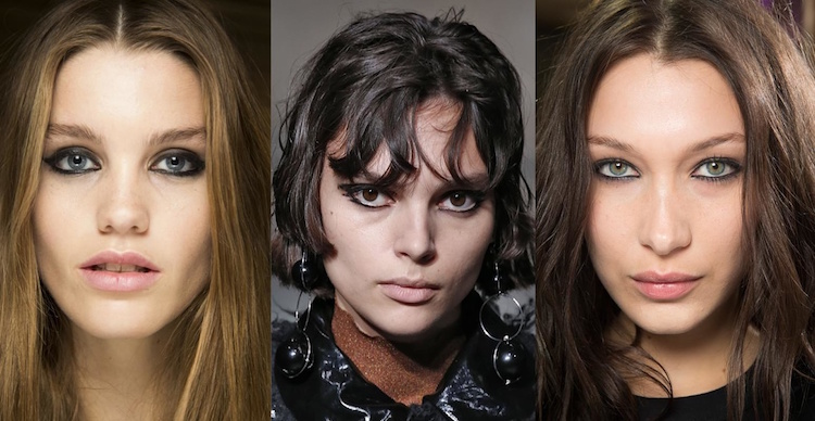 maquillaje de arte rock n roll ojo desvanecido