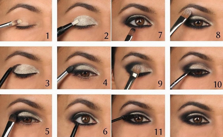 tutorial para lograr el maquillaje ahumado de moda paso a paso